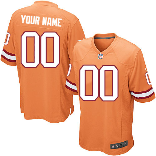 Nike Tampa Bay Buccaneers Customized Orange Stitched Youth NFL Jersey - Click Image to Close